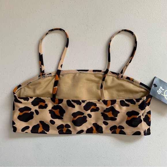 Art Class Cheetah Print Bikini Top Girl’s Size XL NWT - Picture 5 of 11